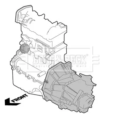 Handler.Part Engine mounting BORG & BECK BEM3965 2