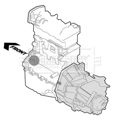 Handler.Part Engine mounting BORG & BECK BEM3912 3