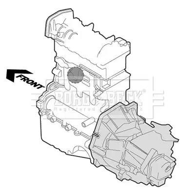 Handler.Part Engine mounting BORG & BECK BEM3913 3