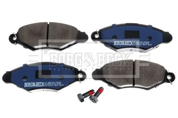 Handler.Part Brake pad set, disc brake BORG & BECK BBP1622 3