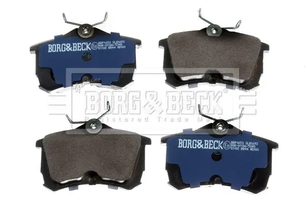 Handler.Part Brake pad set, disc brake BORG & BECK BBP1653 3