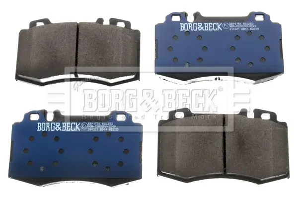 Handler.Part Brake pad set, disc brake BORG & BECK BBP1756 3