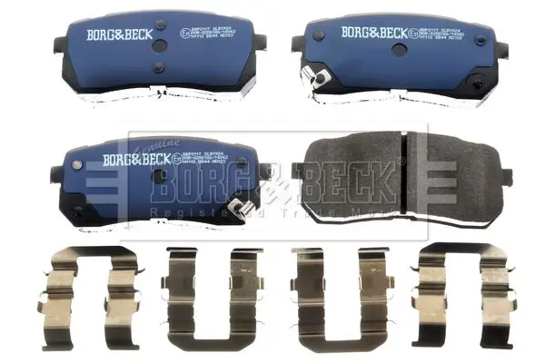 Handler.Part Brake pad set, disc brake BORG & BECK BBP2117 3