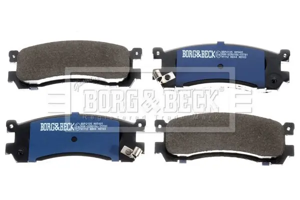 Handler.Part Brake pad set, disc brake BORG & BECK BBP2135 3