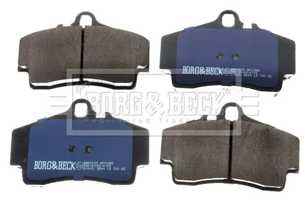 Handler.Part Brake pad set, disc brake BORG & BECK BBP2235 3