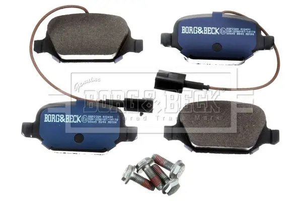 Handler.Part Brake pad set, disc brake BORG & BECK BBP2309 3