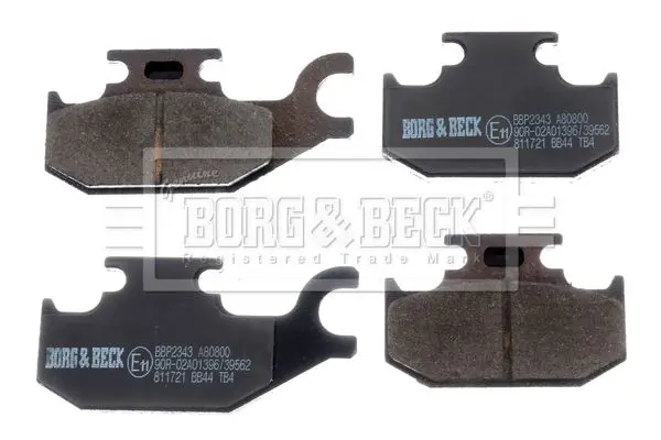 Handler.Part Brake pad set, disc brake BORG & BECK BBP2343 3