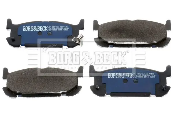 Handler.Part Brake pad set, disc brake BORG & BECK BBP1936 3