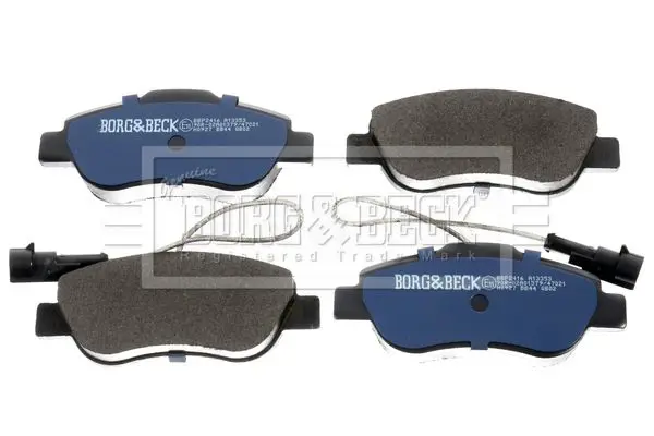 Handler.Part Brake pad set, disc brake BORG & BECK BBP2416 3