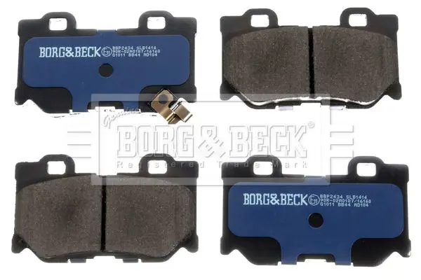 Handler.Part Brake pad set, disc brake BORG & BECK BBP2434 3