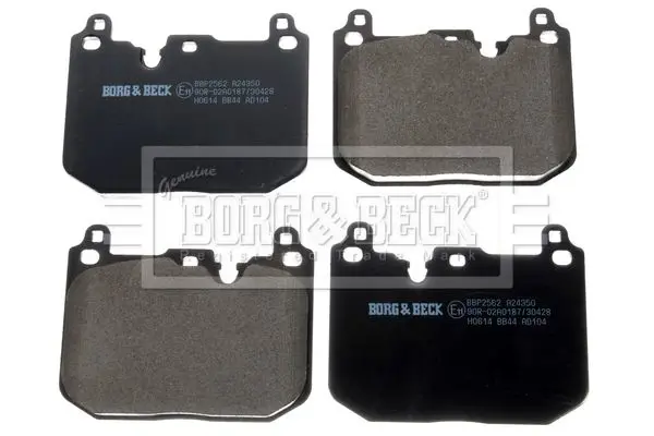 Handler.Part Brake pad set, disc brake BORG & BECK BBP2562 3