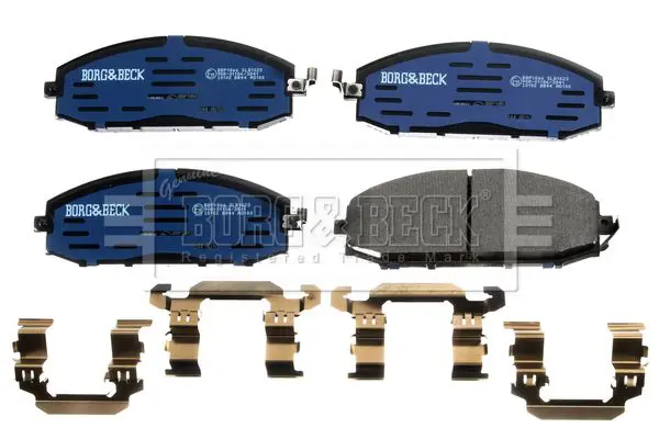 Handler.Part Brake pad set, disc brake BORG & BECK BBP1866 3