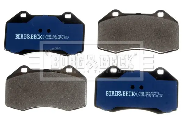 Handler.Part Brake pad set, disc brake BORG & BECK BBP1909 3