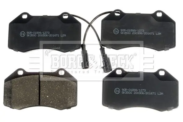 Handler.Part Brake pad set, disc brake BORG & BECK BBP2319 3