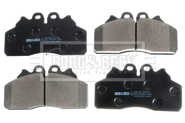 Handler.Part Brake pad set, disc brake BORG & BECK BBP2435 3