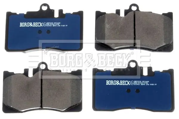 Handler.Part Brake pad set, disc brake BORG & BECK BBP2230 3