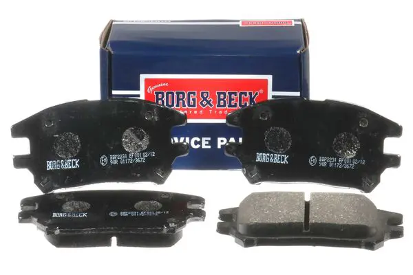 Handler.Part Brake pad set, disc brake BORG & BECK BBP2231 1