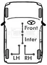 Handler.Part Cable, parking brake BORG & BECK BKB3178 2