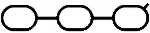 Handler.Part Gasket, intake manifold BGA AH4568 1