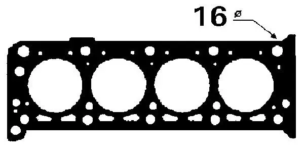 Handler.Part Gasket, cylinder head BGA CH5340 1