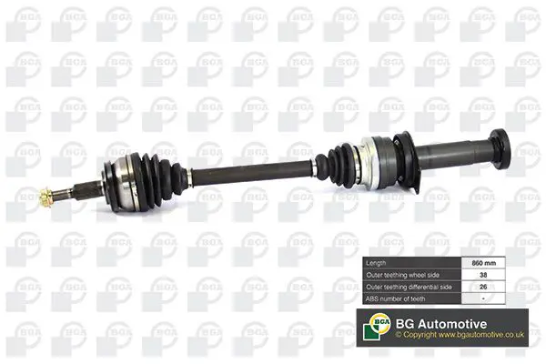 Handler.Part Drive shaft BGA DS9639R 1