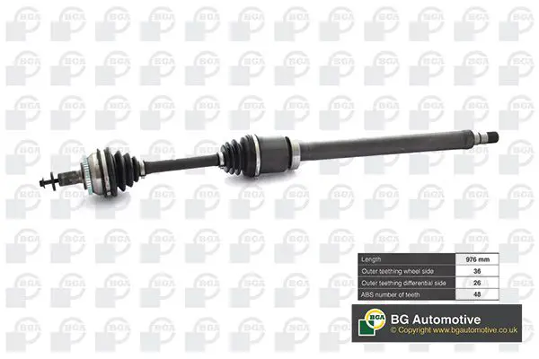 Handler.Part Drive shaft BGA DS9707RA 1