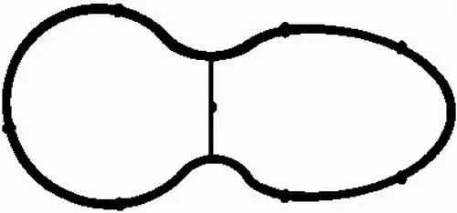 Handler.Part Gasket, intake manifold BGA MG0574 1