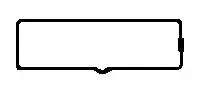 Handler.Part Gasket, cylinder head cover BGA RC0312 1