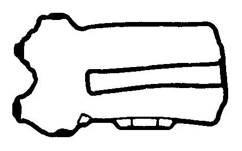 Handler.Part Gasket, cylinder head cover BGA RC0332 1