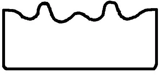 Handler.Part Gasket, cylinder head cover BGA RC1346 1