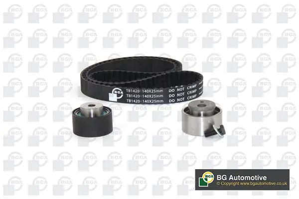 Handler.Part Timing belt set BGA TB1420K 1