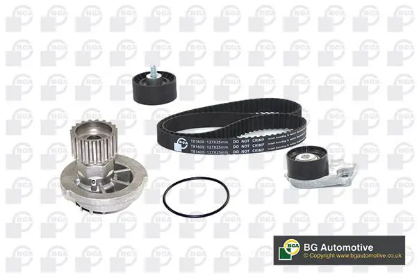 Handler.Part Water pump & timing belt set BGA TB1600CPK 1