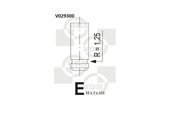 Handler.Part Outlet valve BGA V029300 1