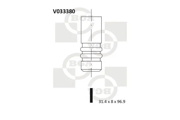 Handler.Part Outlet valve BGA V033380 1