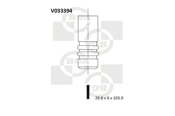 Handler.Part Outlet valve BGA V033394 1