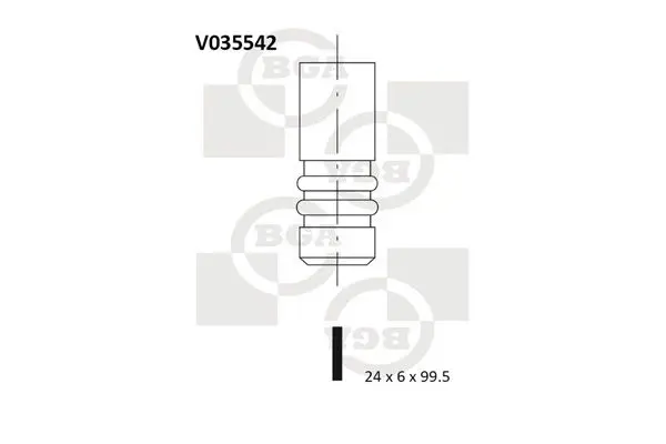 Handler.Part Outlet valve BGA V035542 1