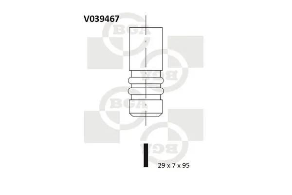 Handler.Part Outlet valve BGA V039467 1