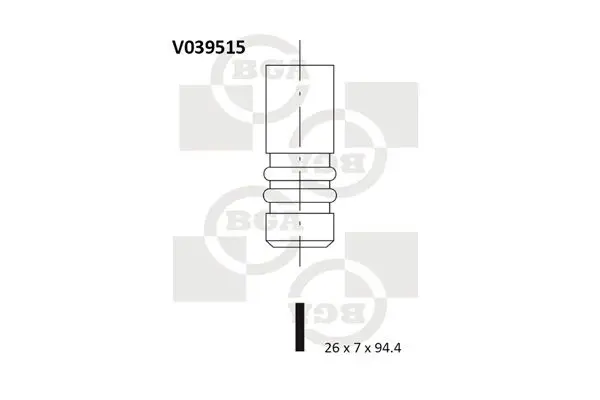 Handler.Part Outlet valve BGA V039515 1