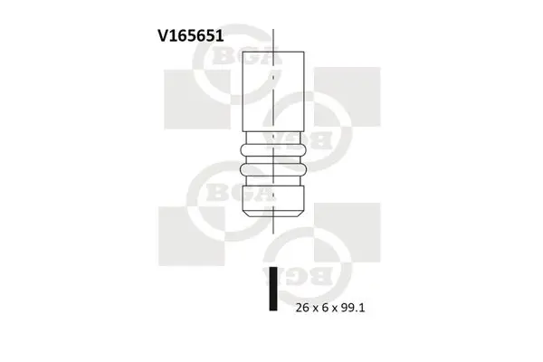 Handler.Part Outlet valve BGA V165651 1