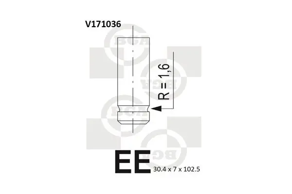 Handler.Part Inlet valve BGA V171036 1