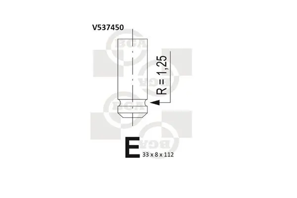 Handler.Part Outlet valve BGA V537450 1