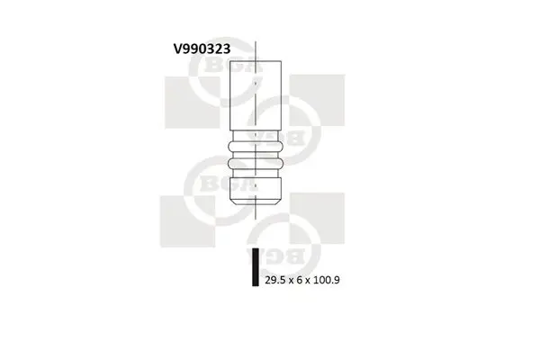 Handler.Part Inlet valve BGA V990323 1