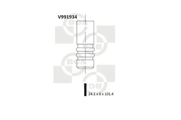 Handler.Part Outlet valve BGA V991934 1