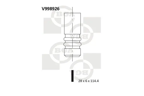 Handler.Part Inlet valve BGA V998926 1