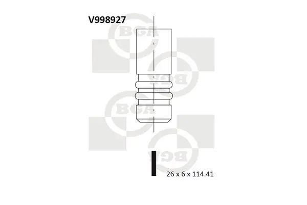 Handler.Part Outlet valve BGA V998927 1