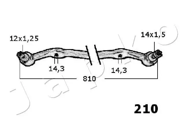 Handler.Part Rod assembly JAPKO 27210 2