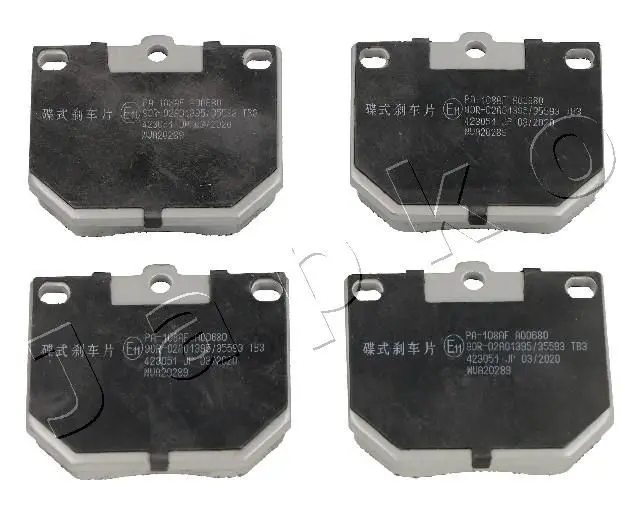 Handler.Part Brake pad set, disc brake JAPKO 50108 1