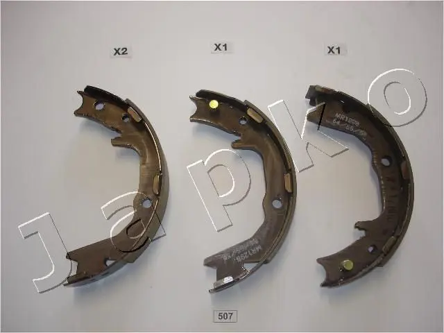 Handler.Part Brake shoe set, parking brake JAPKO 55507 1