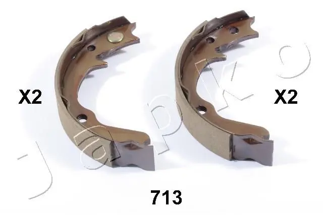 Handler.Part Brake shoe set, parking brake JAPKO 55713 1