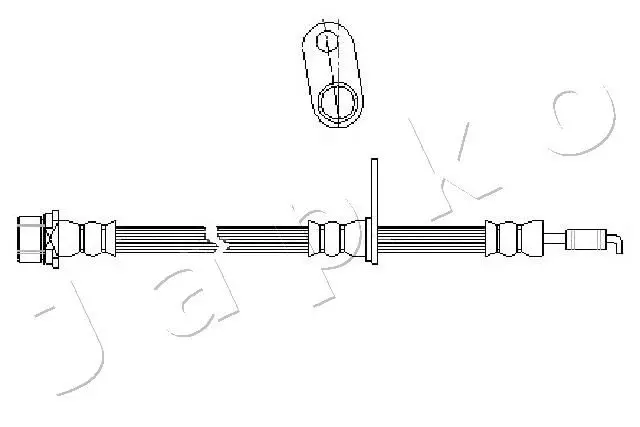 Handler.Part Holding bracket, brake hose JAPKO 692040 2